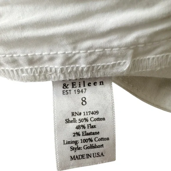 Frank & Eileen Golfshort Shorts White
